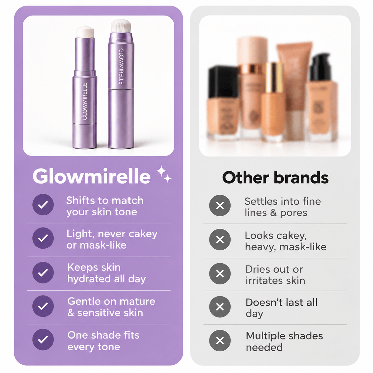 Changing Foundation Stick – The stick that makes mature skin glow again